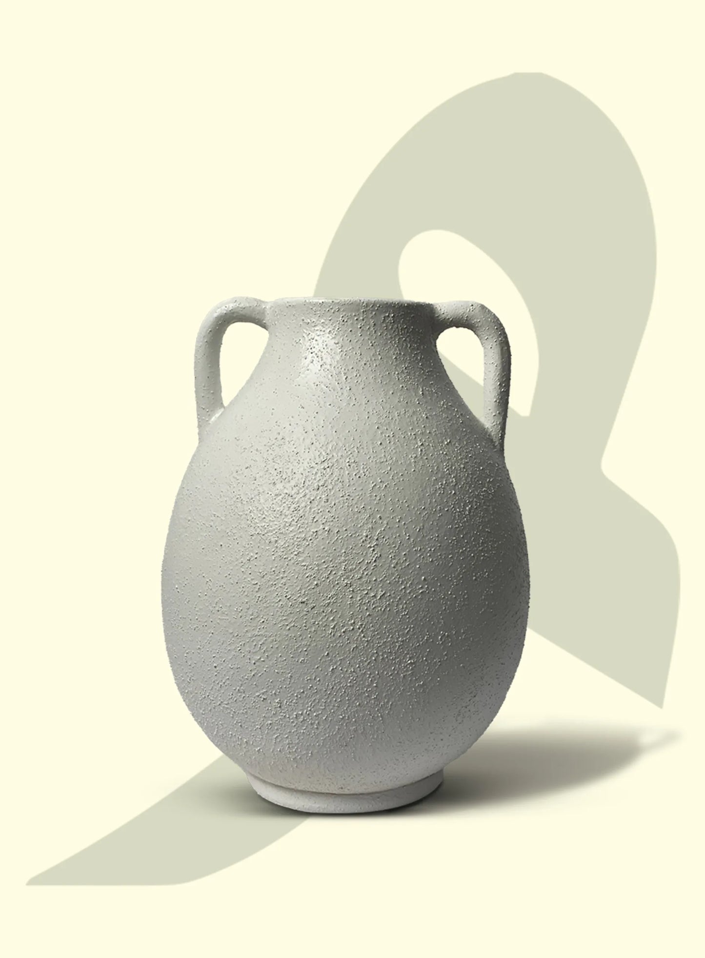 Dual-Handle Ceramic Vase – Classic Amphora Edition
