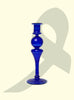 Blue Harmony Glass Candle Holder – Pale Blue Edition