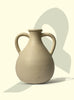 Dual-Handle Terra Vase – Modern Amphora Edition