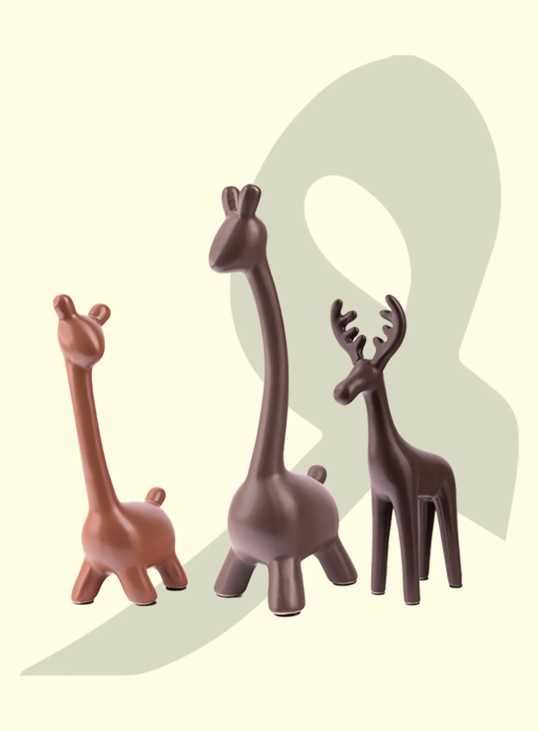 Jungle Trio – Decorative Animal Figures