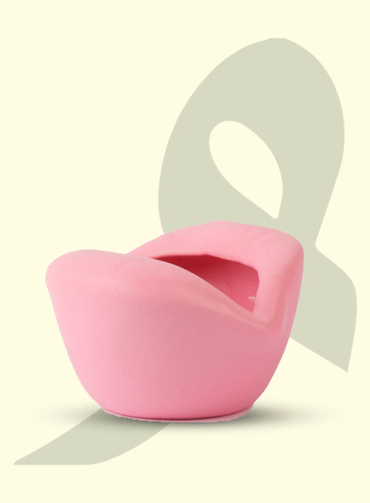 Lips Shape Ceramic Ashtray – Matte Pink