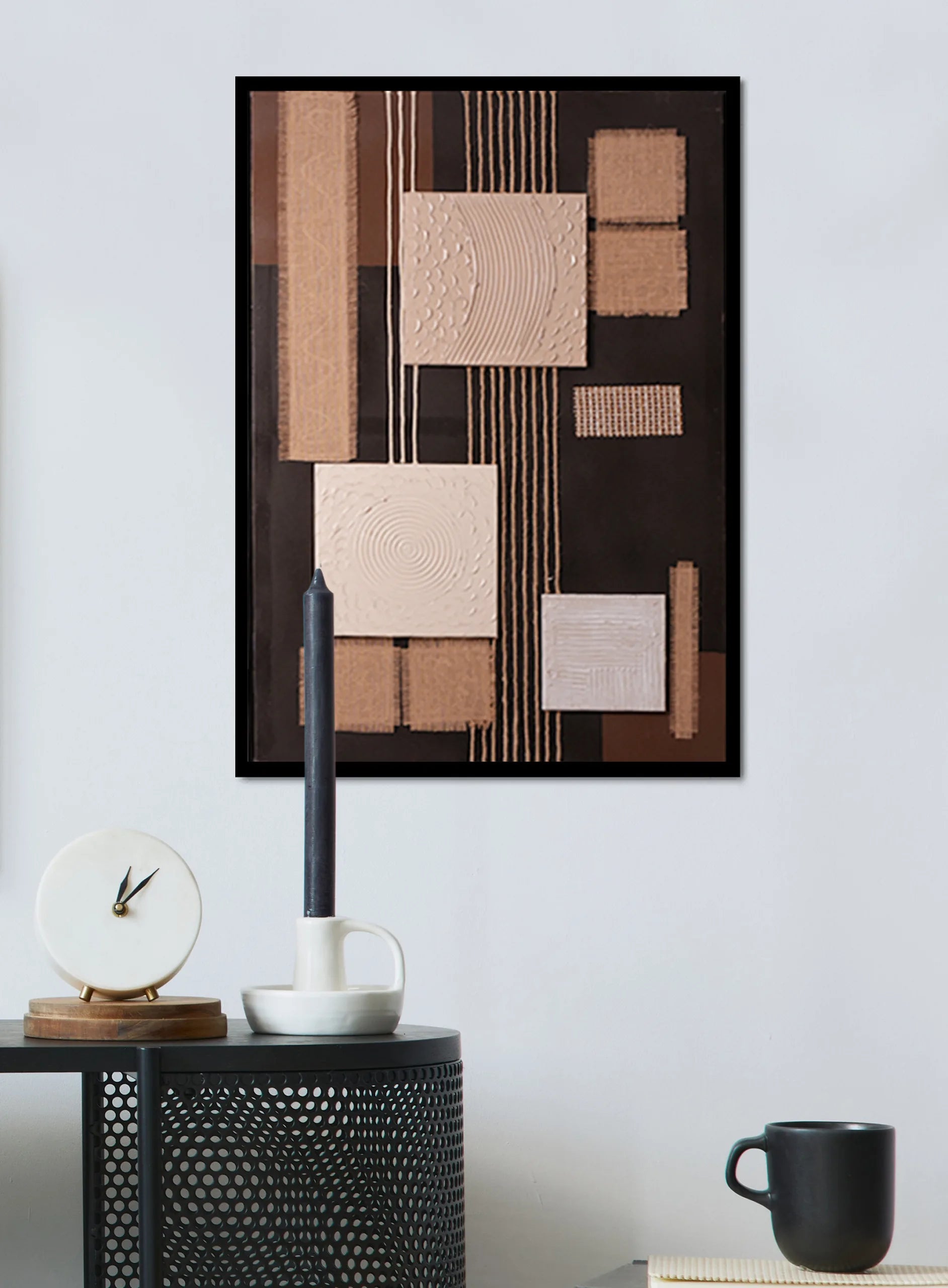 Sutur & Square Wall Tablo