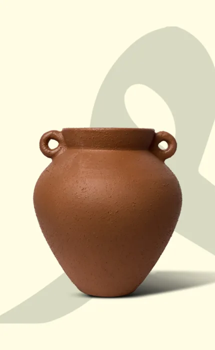 Terracotta Charm Vase – Heritage Amphora Edition