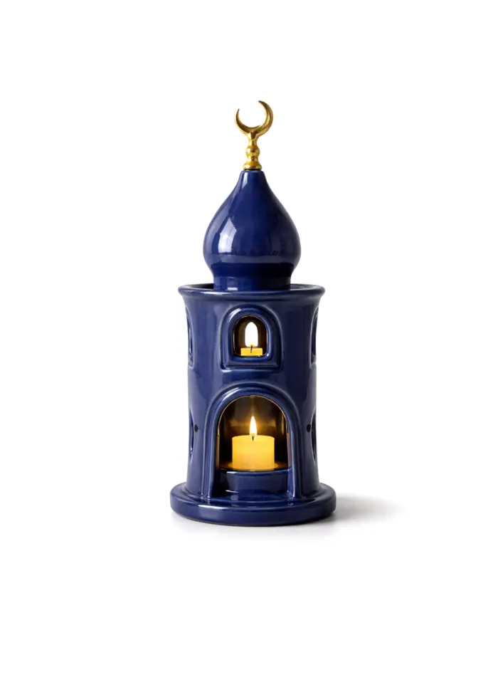 Noor Al Madinah Ceramic Ramadan Lantern – JIAJU Home Decor